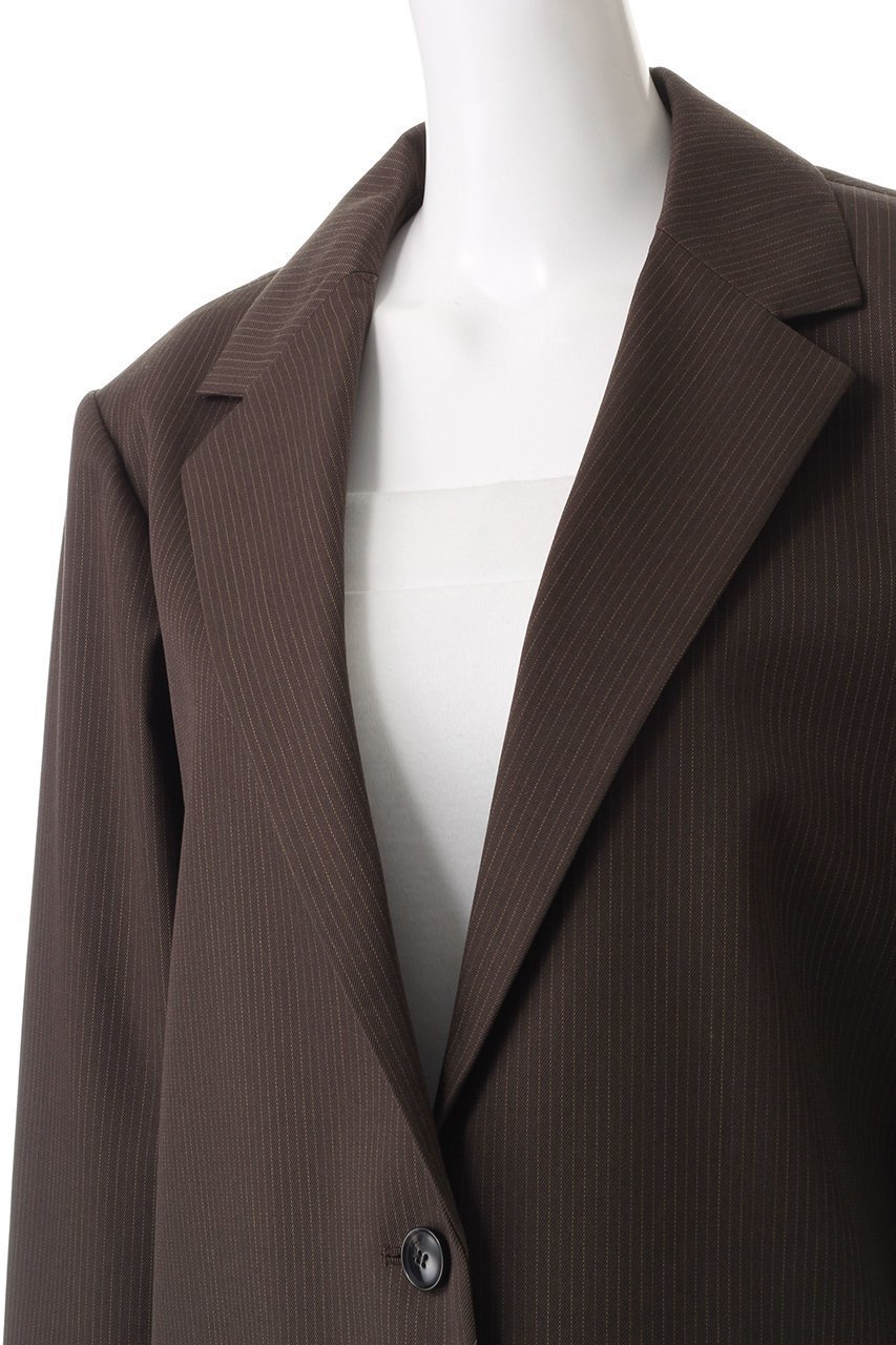 【リムアーク/RIM.ARK】のGabardine stripe JK/ジャケット 人気、トレンドファッション・服の通販 founy(ファニー) 　ファッション　Fashion　レディースファッション　Fashion for Women　アウター　Coat / Outerwear Collection　レディースジャケット・軽アウター　Jackets　クール　Cool, Chic　ジャケット　Jacket, Outerwear　セットアップ　Set-Up, Coordinated Outfit　ボックス　Boxy, Box Shape　マニッシュ　Mannish, Boyish　other-5|ID: prp329100004159710 ipo3291000000032925797