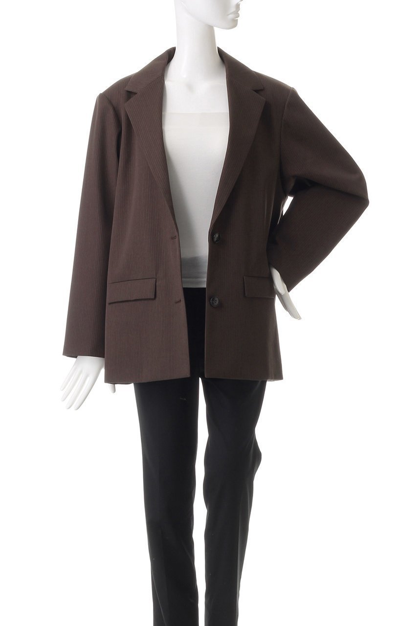 【リムアーク/RIM.ARK】のGabardine stripe JK/ジャケット 人気、トレンドファッション・服の通販 founy(ファニー) 　ファッション　Fashion　レディースファッション　Fashion for Women　アウター　Coat / Outerwear Collection　レディースジャケット・軽アウター　Jackets　クール　Cool, Chic　ジャケット　Jacket, Outerwear　セットアップ　Set-Up, Coordinated Outfit　ボックス　Boxy, Box Shape　マニッシュ　Mannish, Boyish　other-7|ID: prp329100004159710 ipo3291000000032925818