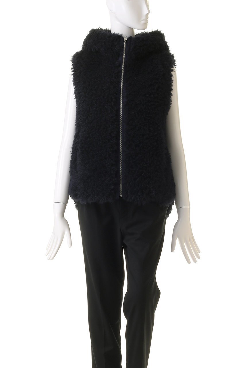 【スリー ドッツ/three dots】のエコペルファーリバーシブルベスト 人気、トレンドファッション・服の通販 founy(ファニー) 　ファッション　Fashion　レディースファッション　Fashion for Women　アウター　Coat / Outerwear Collection　レディースジャケット・軽アウター　Jackets　インナー　Innerwear　キルティング　Quilted, Quilting　ジャケット　Jacket, Outerwear　フェイクファー　Faux Fur, Imitation Fur　ベスト　Vest, Waistcoat　モコモコ　Fuzzy, Fluffy　ラグジュアリー　Luxury, Elegant　冬　Winter / This Winter　秋　Autumn　other-2|ID: prp329100004159713 ipo3291000000032939091