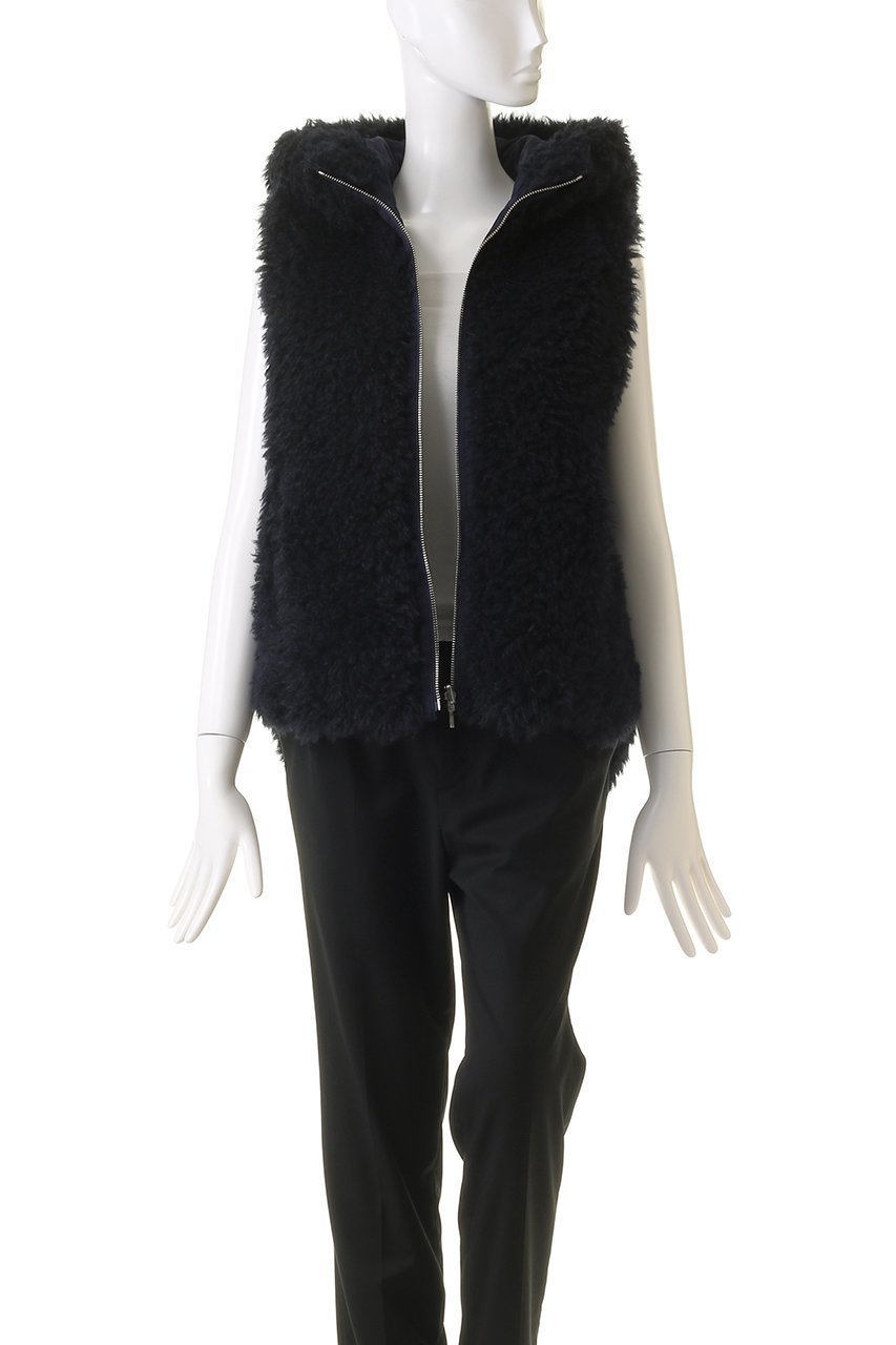 【スリー ドッツ/three dots】のエコペルファーリバーシブルベスト 人気、トレンドファッション・服の通販 founy(ファニー) 　ファッション　Fashion　レディースファッション　Fashion for Women　アウター　Coat / Outerwear Collection　レディースジャケット・軽アウター　Jackets　インナー　Innerwear　キルティング　Quilted, Quilting　ジャケット　Jacket, Outerwear　フェイクファー　Faux Fur, Imitation Fur　ベスト　Vest, Waistcoat　モコモコ　Fuzzy, Fluffy　ラグジュアリー　Luxury, Elegant　冬　Winter / This Winter　秋　Autumn　other-7|ID: prp329100004159713 ipo3291000000032939131