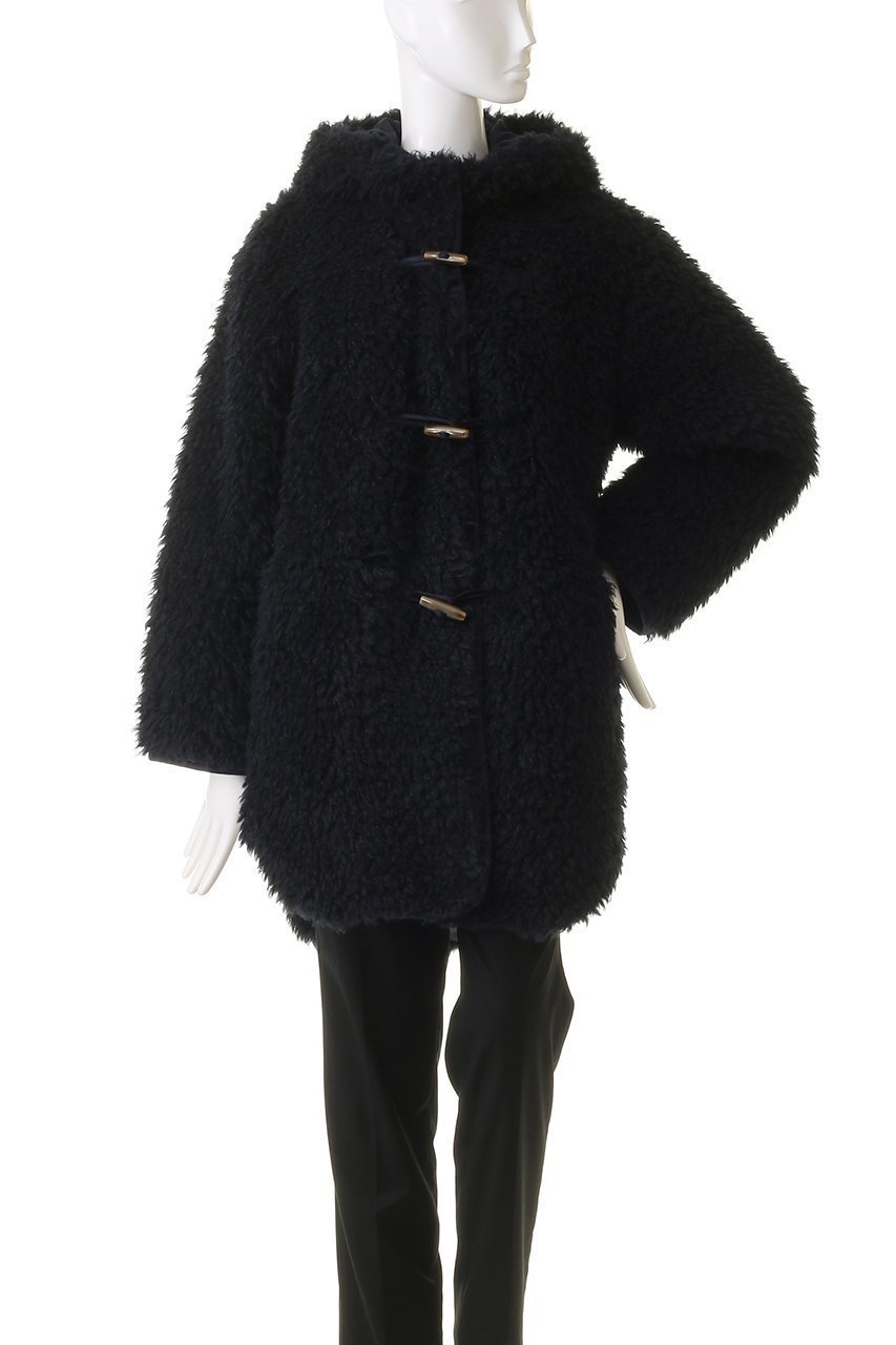 【スリー ドッツ/three dots】のエコペルファーモンスターダッフルコート 人気、トレンドファッション・服の通販 founy(ファニー) 　ファッション　Fashion　レディースファッション　Fashion for Women　アウター　Coat / Outerwear Collection　コート・ロングコート・ピーコート　Long Coats, Peacoats & More　ダッフルコート　Duffle Coats　ショート　Short, Short Length　シンプル　Simple, Minimal　ダッフルコート　Duffle Coat, Toggle Coat　フェイクファー　Faux Fur, Imitation Fur　モコモコ　Fuzzy, Fluffy　ラグジュアリー　Luxury, Elegant　other-2|ID: prp329100004159719 ipo3291000000032940012