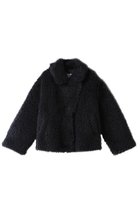 【スリー ドッツ/three dots】のエコペルファーショートコート 人気、トレンドファッション・服の通販 founy(ファニー) ファッション Fashion レディースファッション WOMEN アウター Coat Outerwear コート Coats ショート Short シンプル Simple テーラード Tailored フェイクファー Faux Fur モコモコ Fluffy ラグジュアリー Luxury NEW・新作・新着・新入荷 New Arrivals thumbnail ネイビー|ID: prp329100004159720 ipo3291000000028702423