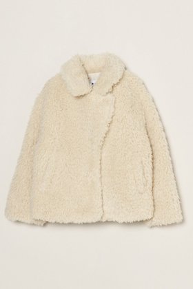 【スリー ドッツ/three dots】のエコペルファーショートコート 人気、トレンドファッション・服の通販 founy(ファニー) ファッション Fashion レディースファッション Fashion for Women アウター Coat / Outerwear Collection コート・ロングコート・ピーコート Long Coats, Peacoats & More ショート Short, Short Length シンプル Simple, Minimal テーラード Tailored, Tailored Fit フェイクファー Faux Fur, Imitation Fur モコモコ Fuzzy, Fluffy ラグジュアリー Luxury, Elegant |ID:prp329100004159720