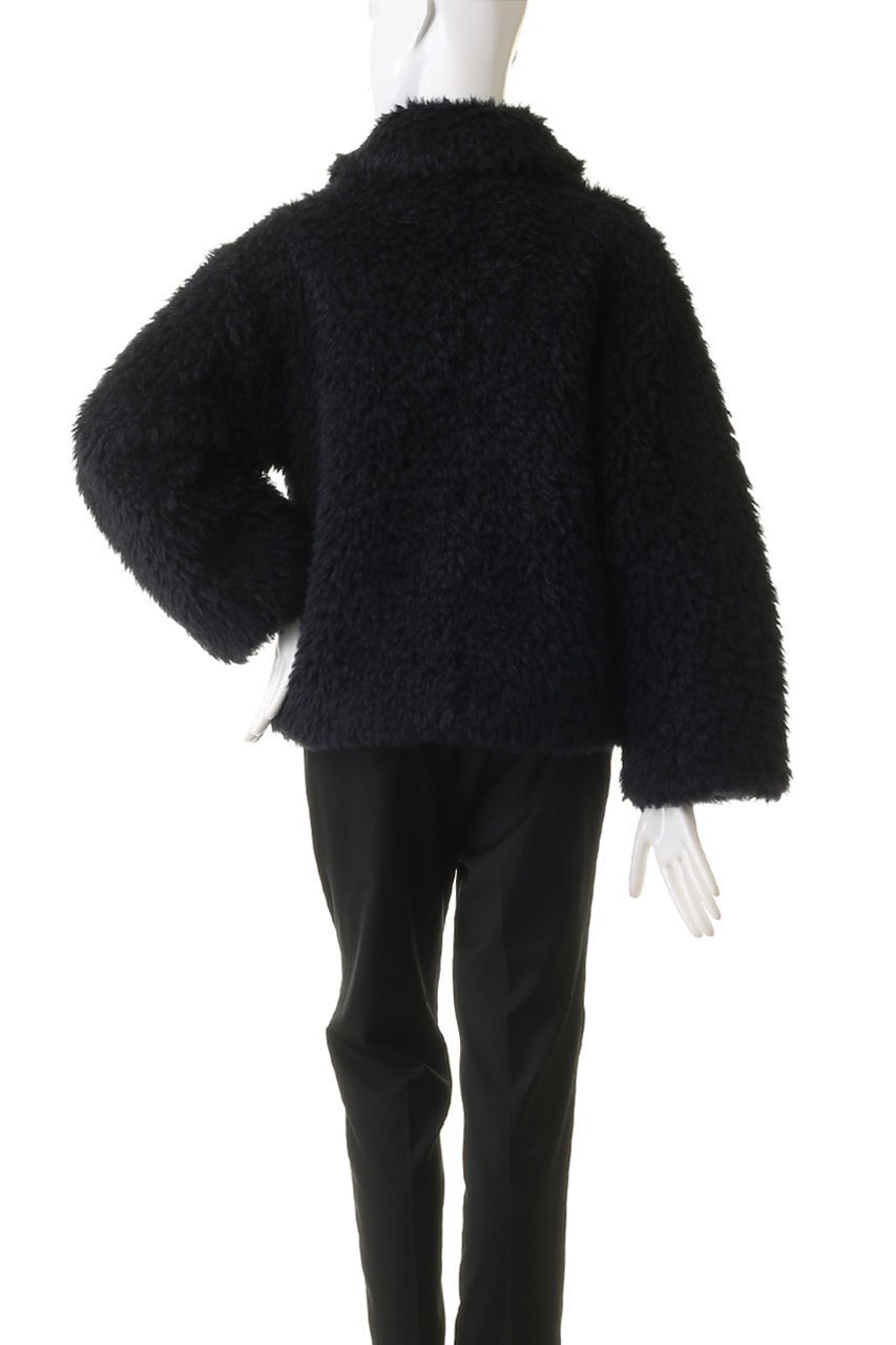 【スリー ドッツ/three dots】のエコペルファーショートコート 人気、トレンドファッション・服の通販 founy(ファニー) 　ファッション　Fashion　レディースファッション　Fashion for Women　アウター　Coat / Outerwear Collection　コート・ロングコート・ピーコート　Long Coats, Peacoats & More　ショート　Short, Short Length　シンプル　Simple, Minimal　テーラード　Tailored, Tailored Fit　フェイクファー　Faux Fur, Imitation Fur　モコモコ　Fuzzy, Fluffy　ラグジュアリー　Luxury, Elegant　other-4|ID: prp329100004159720 ipo3291000000036562110