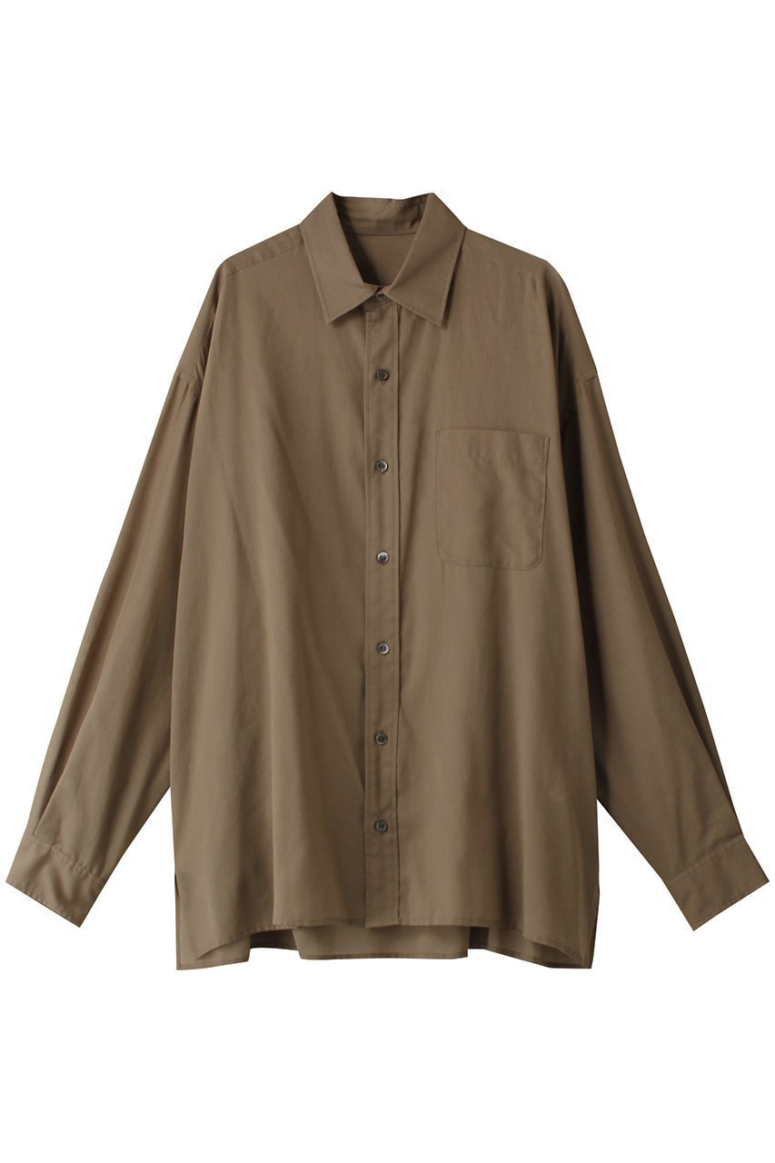 【ミディウミソリッド/MIDIUMISOLID】のsheer big shirt シャツ インテリア・キッズ・メンズ・レディースファッション・服の通販 founy(ファニー) 　ファッション　Fashion　レディースファッション　WOMEN　トップス・カットソー　Tops/Tshirt　シャツ/ブラウス　Shirts/Blouses　シアー　Sheer　スリーブ　Sleeve　ビッグ　Big　ベーシック　Basic　ロング　Long　人気　Popularity　NEW・新作・新着・新入荷　New Arrivals　羽織　Haori　グレー|ID: prp329100004159721 ipo3291000000028702426