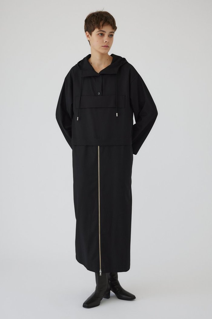 【リムアーク/RIM.ARK】のAnorak OP/ワンピース インテリア・キッズ・メンズ・レディースファッション・服の通販 founy(ファニー) https://founy.com/ ファッション Fashion レディースファッション WOMEN ワンピース Dress チュニック Tunic ジップ Zip スリット Slit チュニック Tunic ツイル Twill ロング Long |ID: prp329100004159723 ipo3291000000032377166