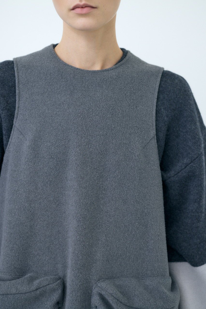 【ナゴンスタンス/nagonstans】のマイクロシープ T/T DRS/ドレス・ワンピース 人気、トレンドファッション・服の通販 founy(ファニー) 　ファッション　Fashion　レディースファッション　Fashion for Women　ワンピース　Dresses　フォーマル・パーティードレス・結婚式用ドレス　Elegant & Casual Dresses　チュニック　Tunic Tops & Dresses　おすすめ　Recommended / Our Picks　チュニック　Tunic, Long Top　ドレス　Dress, One-Piece　ポケット　Pocket, Pocket Detail　ロング　Long, Long-Length　other-7|ID: prp329100004160928 ipo3291000000032890642