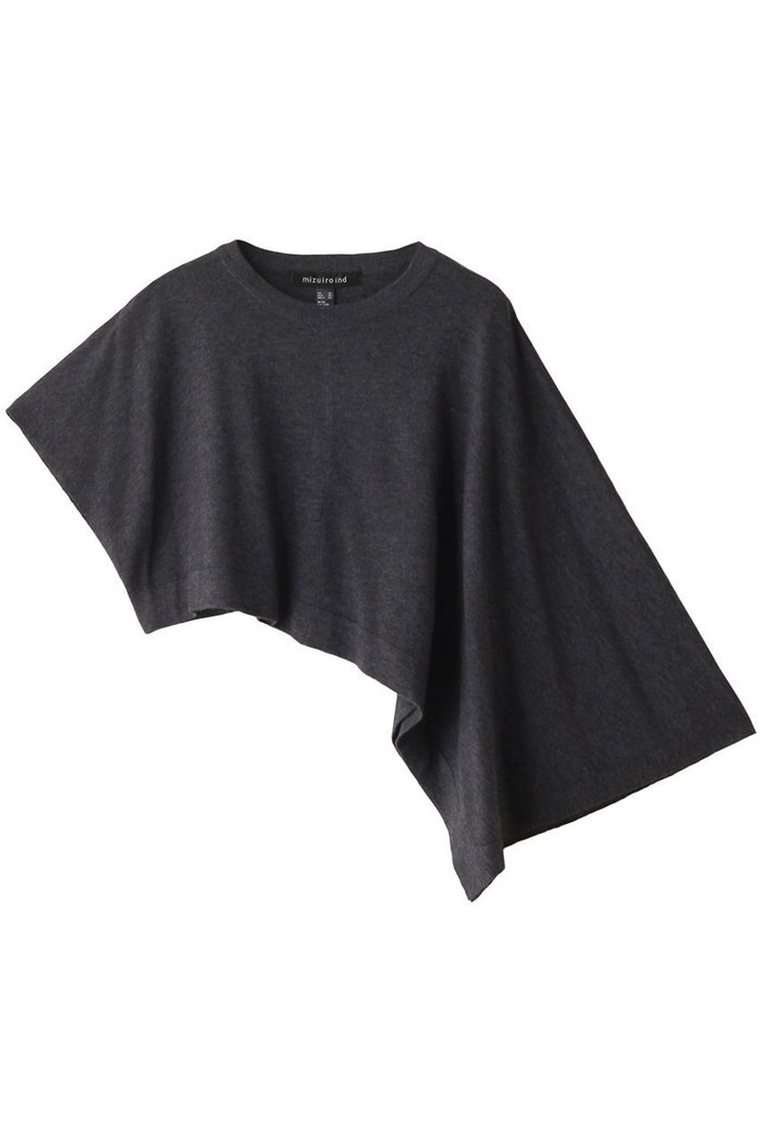 【ミズイロ インド/mizuiro ind】のasymmetry poncho vest ベスト インテリア・キッズ・メンズ・レディースファッション・服の通販 founy(ファニー) https://founy.com/ ファッション Fashion レディースファッション Fashion for Women トップス・カットソー Cut & Sew Tops ニット Knit Tops & Sweaters ベスト&ジレ / 重ね着スタイル Vests & Gilets カジュアルプルオーバー・ニットトップス Pullovers & Knit Tops / Casual Pullovers ベスト Vest, Waistcoat ポンチョ Poncho, Cape Style |ID: prp329100004160931 ipo3291000000032928999