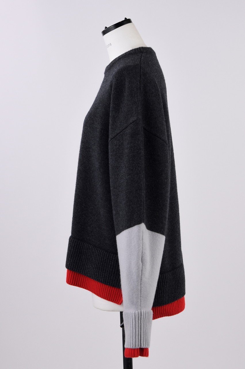 【ナゴンスタンス/nagonstans】のカフスレイヤード Knit P.O/プルオーバー 人気、トレンドファッション・服の通販 founy(ファニー)  ファッション Fashion レディースファッション Fashion for Women トップス・カットソー Cut & Sew Tops ニット Knit Tops & Sweaters カジュアルプルオーバー・ニットトップス Pullovers & Knit Tops / Casual Pullovers ボックス Boxy, Box Shape other-2|ID: prp329100004160953 ipo3291000000032921625