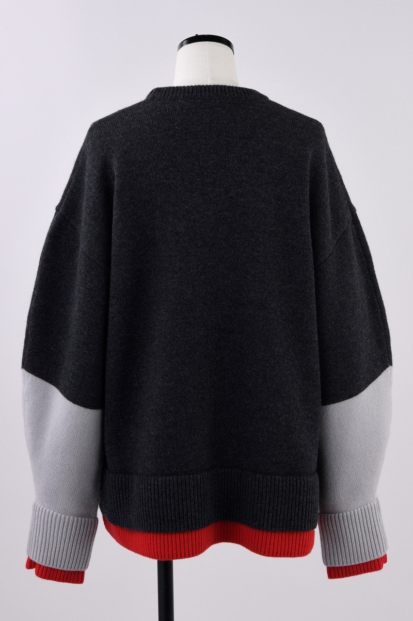 【ナゴンスタンス/nagonstans】のカフスレイヤード Knit P.O/プルオーバー 人気、トレンドファッション・服の通販 founy(ファニー)  ファッション Fashion レディースファッション Fashion for Women トップス・カットソー Cut & Sew Tops ニット Knit Tops & Sweaters カジュアルプルオーバー・ニットトップス Pullovers & Knit Tops / Casual Pullovers ボックス Boxy, Box Shape other-3|ID: prp329100004160953 ipo3291000000032921633