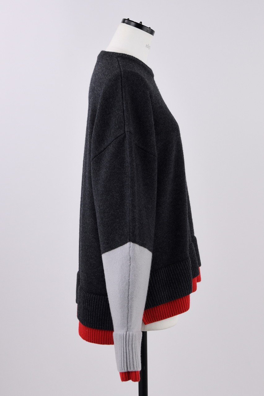 【ナゴンスタンス/nagonstans】のカフスレイヤード Knit P.O/プルオーバー 人気、トレンドファッション・服の通販 founy(ファニー)  ファッション Fashion レディースファッション Fashion for Women トップス・カットソー Cut & Sew Tops ニット Knit Tops & Sweaters カジュアルプルオーバー・ニットトップス Pullovers & Knit Tops / Casual Pullovers ボックス Boxy, Box Shape other-4|ID: prp329100004160953 ipo3291000000032921641