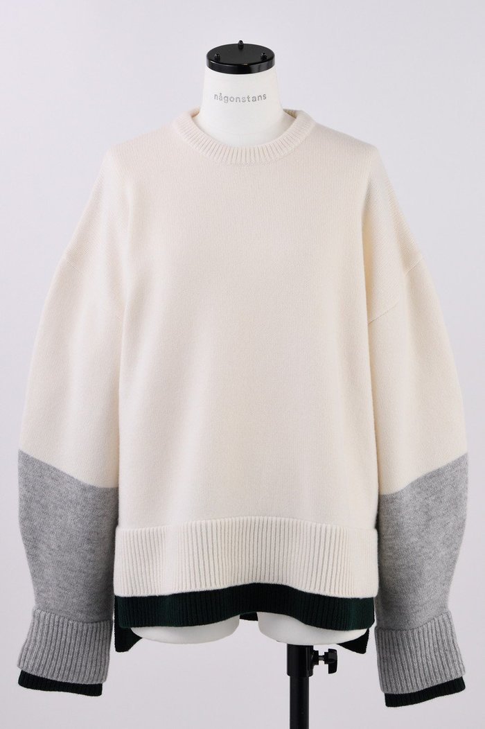 【ナゴンスタンス/nagonstans】のカフスレイヤード Knit P.O/プルオーバー インテリア・キッズ・メンズ・レディースファッション・服の通販 founy(ファウニー) https://founy.com/ ファッション Fashion レディースファッション Fashion for Women トップス・カットソー Cut & Sew Tops ニット Knit Tops & Sweaters カジュアルプルオーバー・ニットトップス Pullovers & Knit Tops / Casual Pullovers ボックス Boxy, Box Shape |ID: prp329100004160953 ipo3291000000035623595