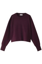 【プルミエ アロンディスモン/1er Arrondissement】のBOXショートニットプルオーバー パープル|ID:prp329100004160973