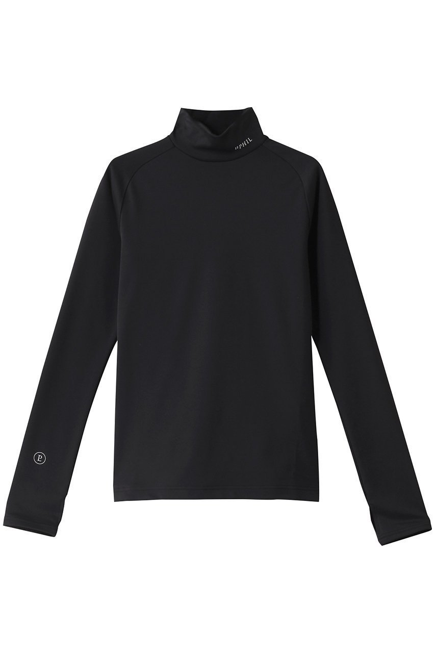 【ル フィル/LE PHIL】の【LE PHIL SPORTS】ベアフリースハイネックトップス インテリア・キッズ・メンズ・レディースファッション・服の通販 founy(ファニー) 　ファッション　Fashion　レディースファッション　Fashion for Women　トップス・カットソー　Cut & Sew Tops　シャツ・ブラウス・オフィスカジュアル　Elegant Blouses & Button-Ups　ロングTシャツ・Tシャツ　Longline T-Shirts & Tees　カットソー・ベーシックTシャツ　Cut-and-Sewn Tops / Stretch Tees & Basics　スポーツウェア　Functional & Stylish Sportswear　スポーツ トップス　Athletic Tops / Workout Tops / Training Shirts　なめらか　Smooth, Silky Texture　ストレッチ　Stretch, Stretchy Fabric　スリーブ　Sleeve, Long Sleeve / Short Sleeve　ロング　Long, Long-Length　ブラック|ID: prp329100004161003 ipo3291000000032876428