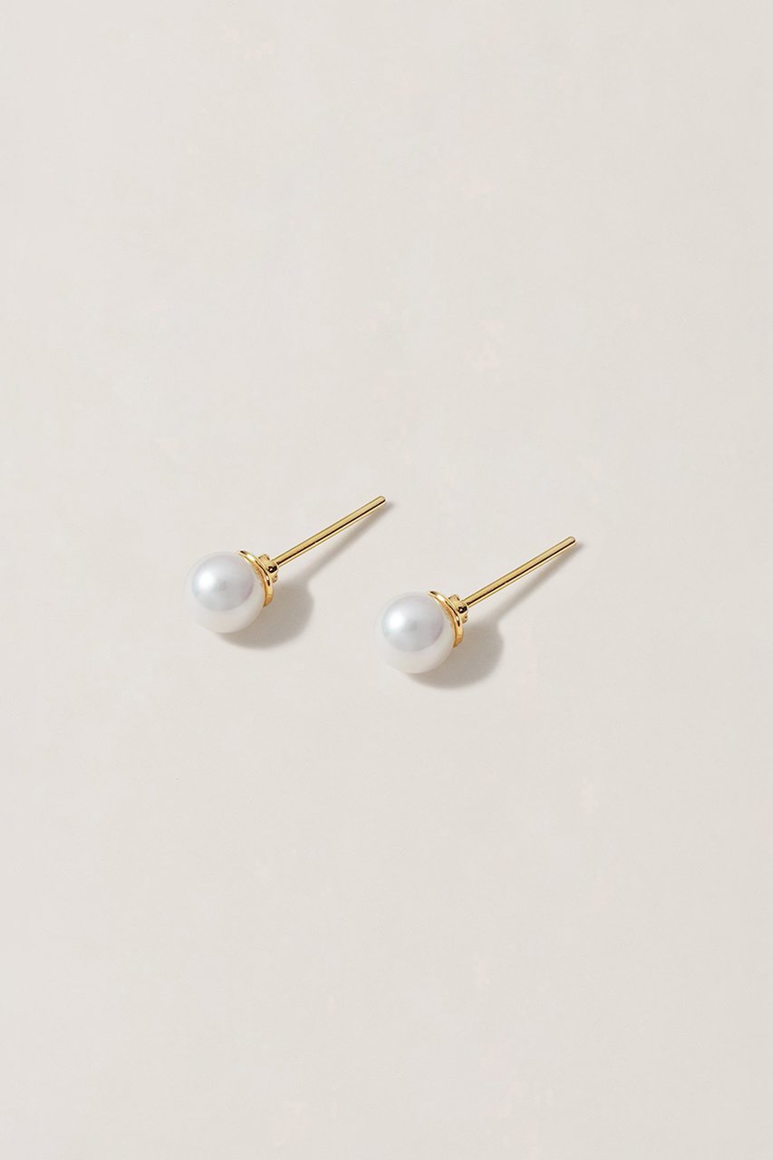 【サラース/SARARTH】のFAKE PEARL LIGHT ピアス Ⅱ(K24P) インテリア・キッズ・メンズ・レディースファッション・服の通販 founy(ファニー) 　ファッション　Fashion　レディースファッション　Fashion for Women　ジュエリー　Jewelry　ファッションリング　Fashion Rings　イヤリング・フープ・ドロップタイプ　Hoop, Drop & Clip Earrings　イヤリング　Earrings　パール　Pearl, Pearl Accent　エレガント 上品　Elegant　ゴールド|ID: prp329100004161011 ipo3291000000035968426