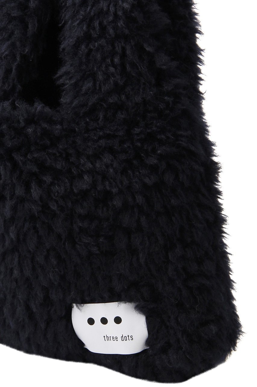 【スリー ドッツ/three dots】のエコペルファーマーケットバッグ 人気、トレンドファッション・服の通販 founy(ファニー) 　ファッション　Fashion　レディースファッション　Fashion for Women　バッグ　Bags　シンプル　Simple, Minimal　トライアングル　Triangle, Triangular Shape　フェイクファー　Faux Fur, Imitation Fur　ベーシック　Basic, Essential　モコモコ　Fuzzy, Fluffy　ラグジュアリー　Luxury, Elegant　A/W・秋冬　Autumn/Winter　other-4|ID: prp329100004161028 ipo3291000000032790593