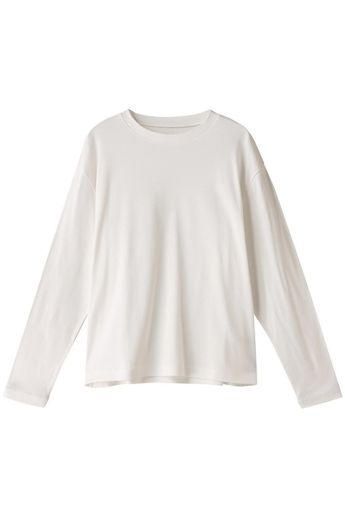 【スリー ドッツ/three dots】のシルキーコットンニットロングスリーブ インテリア・キッズ・メンズ・レディースファッション・服の通販 founy(ファニー) https://founy.com/ ファッション Fashion レディースファッション Fashion for Women トップス・カットソー Cut & Sew Tops ニット Knit Tops & Sweaters シャツ・ブラウス・オフィスカジュアル Elegant Blouses & Button-Ups ロングTシャツ・Tシャツ Longline T-Shirts & Tees カットソー・ベーシックTシャツ Cut-and-Sewn Tops / Stretch Tees & Basics インナー Innerwear スリーブ Sleeve, Long Sleeve / Short Sleeve ロング Long, Long-Length |ID: prp329100004161033 ipo3291000000032896278