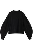 【スリー ドッツ/three dots】のシルキーコットンニットカーヴドスリーブ ブラック|ID: prp329100004161034 ipo3291000000032896311