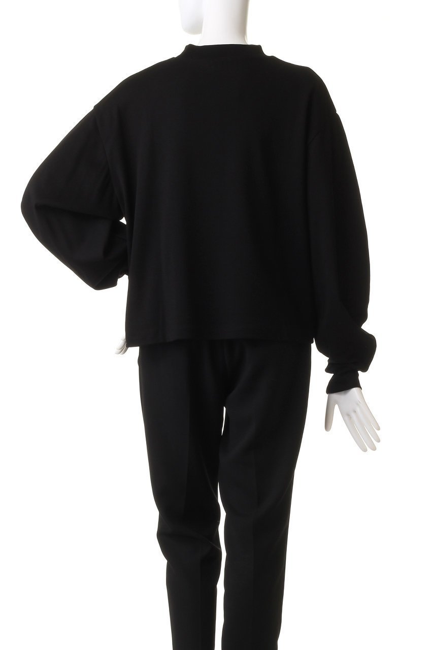 【スリー ドッツ/three dots】のシルキーコットンニットカーヴドスリーブ 人気、トレンドファッション・服の通販 founy(ファニー) 　ファッション　Fashion　レディースファッション　Fashion for Women　トップス・カットソー　Cut & Sew Tops　ニット　Knit Tops & Sweaters　シャツ・ブラウス・オフィスカジュアル　Elegant Blouses & Button-Ups　ロングTシャツ・Tシャツ　Longline T-Shirts & Tees　カットソー・ベーシックTシャツ　Cut-and-Sewn Tops / Stretch Tees & Basics　シンプル　Simple, Minimal　スリーブ　Sleeve, Long Sleeve / Short Sleeve　モックネック　Mock Neck, Short Turtleneck　ロング　Long, Long-Length　other-4|ID: prp329100004161034 ipo3291000000032896327