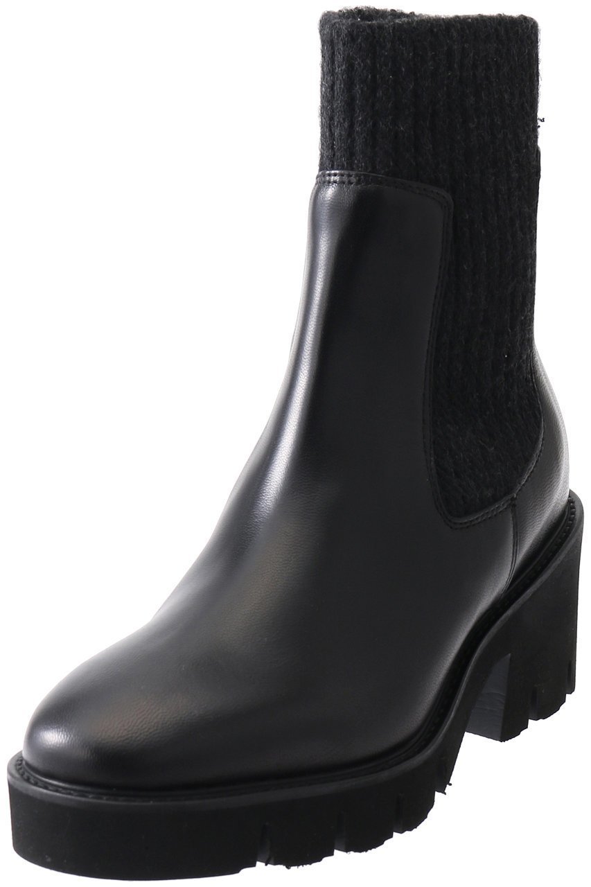 【ルカグロッシ/LucaGrossi】の【ELLE SHOP別注】厚底サイドニットショートブーツ 人気、トレンドファッション・服の通販 founy(ファニー) 　ファッション　Fashion　レディースファッション　Fashion for Women　ショート　Short, Short Length　バランス　Balance, Style Balance　別注　Limited Edition, Custom Order　厚底　Platform Shoes　other-2|ID: prp329100004161041 ipo3291000000035614983