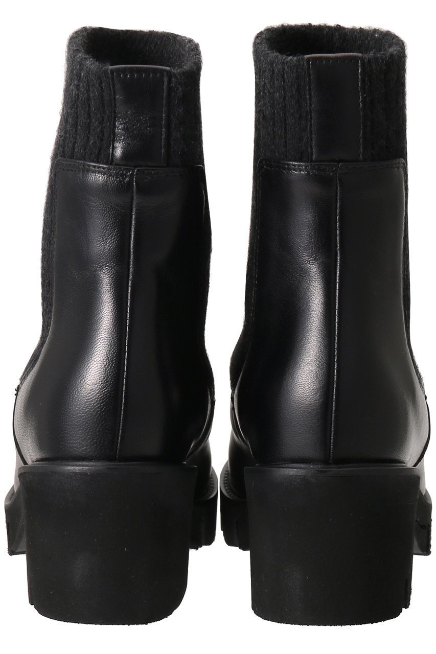 【ルカグロッシ/LucaGrossi】の【ELLE SHOP別注】厚底サイドニットショートブーツ 人気、トレンドファッション・服の通販 founy(ファニー) 　ファッション　Fashion　レディースファッション　Fashion for Women　ショート　Short, Short Length　バランス　Balance, Style Balance　別注　Limited Edition, Custom Order　厚底　Platform Shoes　other-3|ID: prp329100004161041 ipo3291000000035614984