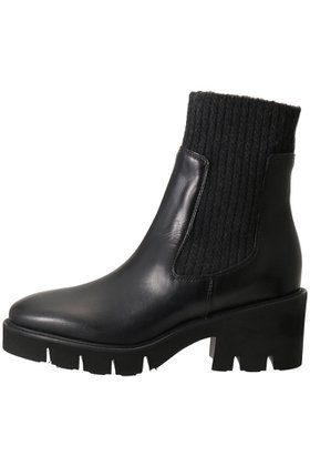 【ルカグロッシ/LucaGrossi】 【ELLE SHOP別注】厚底サイドニットショートブーツ人気、トレンドファッション・服の通販 founy(ファニー) ファッション Fashion レディースファッション Fashion for Women ショート Short, Short Length バランス Balance, Style Balance 別注 Limited Edition, Custom Order 厚底 Platform Shoes |ID:prp329100004161041