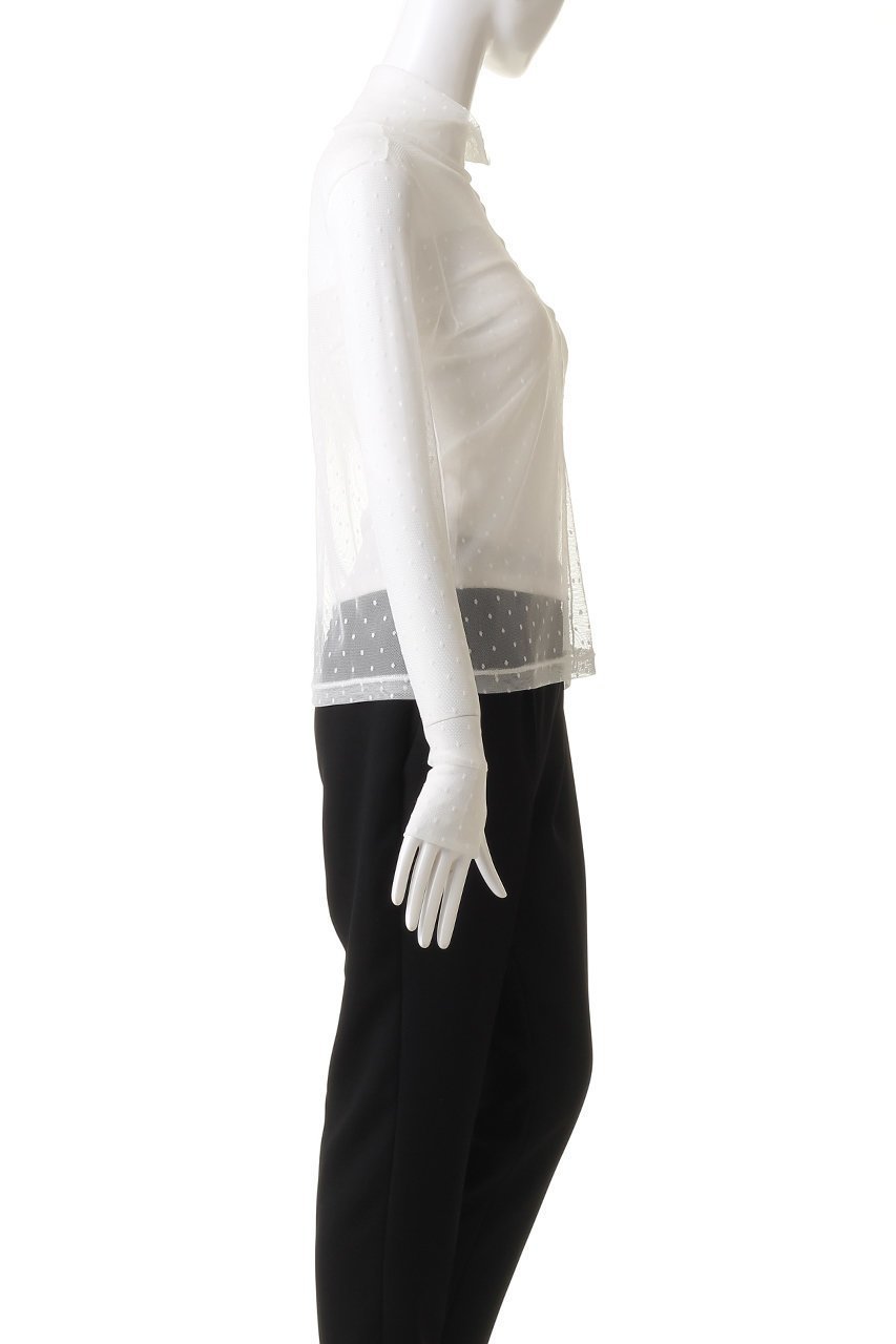 【ルームエイト/Room no.8】のドット メッシュ サムホール トップス 人気、トレンドファッション・服の通販 founy(ファニー) ファッション Fashion レディースファッション Fashion for Women トップス・カットソー Cut & Sew Tops シャツ・ブラウス・オフィスカジュアル Elegant Blouses & Button-Ups インナー Innerwear キャミワンピース Cami Dress, Slip Dress シアー Sheer, See-Through スウェット / スエット Sweatshirt, Sweatwear スリーブ Sleeve, Long Sleeve / Short Sleeve トレンド Trend, Trending Now ドット Polka Dot, Dot Pattern ハイネック High Neck, Mock Neck フェミニン Feminine, Girly メッシュ Mesh, Net Fabric ロング Long, Long-Length other-3|ID: prp329100004161044 ipo3291000000032890196