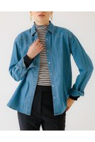 【デザイン ワークス/DESIGN WORKS】のTU ES MON TRESOR 別注デニムシャツ 人気、トレンドファッション・服の通販 founy(ファニー) ファッション Fashion レディースファッション WOMEN トップス・カットソー Tops/Tshirt シャツ/ブラウス Shirts/Blouses スリーブ Sleeve デニム Denim ロング Long 別注 Special Order 定番 Standard NEW・新作・新着・新入荷 New Arrivals |ID:prp329100004161087