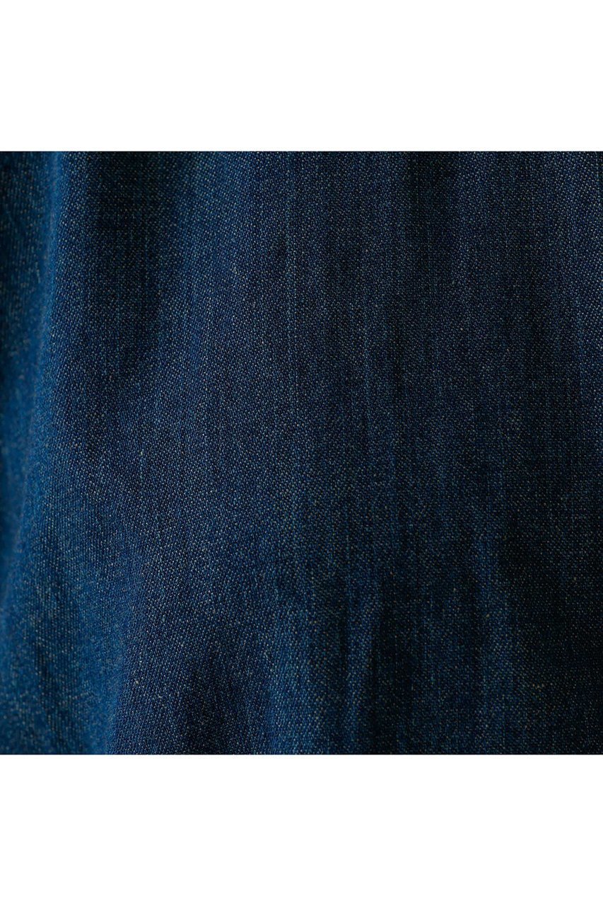【デザイン ワークス/DESIGN WORKS】のTU ES MON TRESOR 別注デニムシャツ 人気、トレンドファッション・服の通販 founy(ファニー) 　ファッション　Fashion　レディースファッション　Fashion for Women　トップス・カットソー　Cut & Sew Tops　シャツ・ブラウス・オフィスカジュアル　Elegant Blouses & Button-Ups　インディゴ　Indigo Denim　春　Spring　クラシック　Classic, Timeless Style　スリーブ　Sleeve, Long Sleeve / Short Sleeve　ターコイズ　Turquoise, Blue-Green　デニム　Denim, Jeans Material　定番　Standard, Basic Item　フィット　Fit, Slim Fit　ベロア　Velour, Soft Velvet　別注　Limited Edition, Custom Order　モダン　Modern, Contemporary　ヨーク　Yoke, Yoke Design　ロング　Long, Long-Length　S/S・春夏　SS, Spring/Summer, Warm Season　日本製　Made In Japan　夏　Summer　other-2|ID: prp329100004161087 ipo3291000000032889809