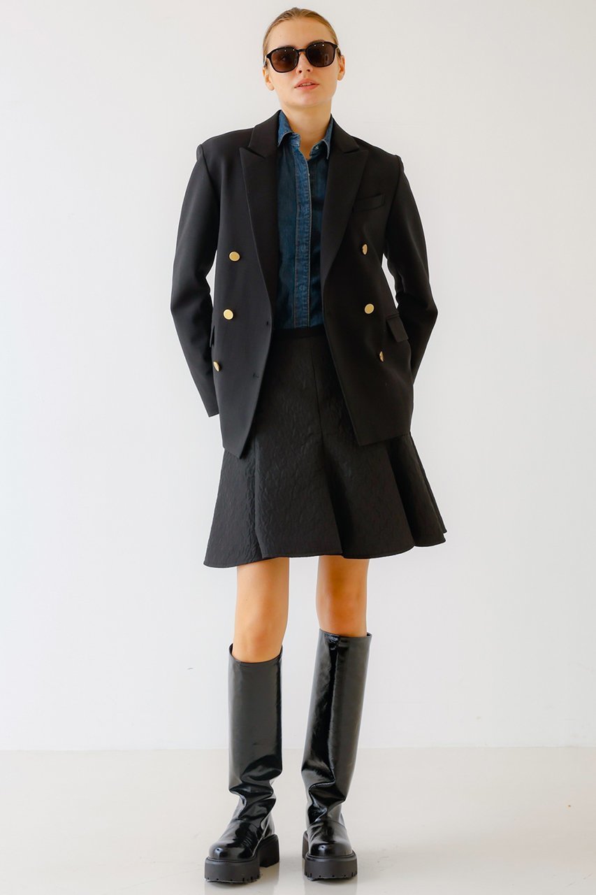 【デザイン ワークス/DESIGN WORKS】のTU ES MON TRESOR 別注デニムシャツ 人気、トレンドファッション・服の通販 founy(ファニー) 　ファッション　Fashion　レディースファッション　Fashion for Women　トップス・カットソー　Cut & Sew Tops　シャツ・ブラウス・オフィスカジュアル　Elegant Blouses & Button-Ups　インディゴ　Indigo Denim　春　Spring　クラシック　Classic, Timeless Style　スリーブ　Sleeve, Long Sleeve / Short Sleeve　ターコイズ　Turquoise, Blue-Green　デニム　Denim, Jeans Material　定番　Standard, Basic Item　フィット　Fit, Slim Fit　ベロア　Velour, Soft Velvet　別注　Limited Edition, Custom Order　モダン　Modern, Contemporary　ヨーク　Yoke, Yoke Design　ロング　Long, Long-Length　S/S・春夏　SS, Spring/Summer, Warm Season　日本製　Made In Japan　夏　Summer　other-6|ID: prp329100004161087 ipo3291000000032889824