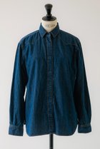 【デザイン ワークス/DESIGN WORKS】のTU ES MON TRESOR 別注デニムシャツ 人気、トレンドファッション・服の通販 founy(ファニー) ファッション Fashion レディースファッション Fashion for Women トップス・カットソー Cut & Sew Tops シャツ・ブラウス・オフィスカジュアル Elegant Blouses & Button-Ups インディゴ Indigo Denim 春 Spring クラシック Classic, Timeless Style スリーブ Sleeve, Long Sleeve / Short Sleeve ターコイズ Turquoise, Blue-Green デニム Denim, Jeans Material 定番 Standard, Basic Item フィット Fit, Slim Fit ベロア Velour, Soft Velvet 別注 Limited Edition, Custom Order モダン Modern, Contemporary ヨーク Yoke, Yoke Design ロング Long, Long-Length S/S・春夏 SS, Spring/Summer, Warm Season 日本製 Made In Japan 夏 Summer thumbnail ネイビー|ID: prp329100004161087 ipo3291000000035488454