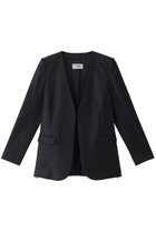 【サードマガジン/THIRD MAGAZINE】の#1 JACKET ワン ジャケット 人気、トレンドファッション・服の通販 founy(ファニー) ファッション Fashion レディースファッション Fashion for Women アウター Coat / Outerwear Collection レディースジャケット・軽アウター Jackets オケージョン Occasion Wear シルク Silk, 100% Silk ジャケット Jacket, Outerwear スリット Slit, Slit Detail thumbnail ネイビー|ID: prp329100004161102 ipo3291000000036562441