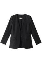 【サードマガジン/THIRD MAGAZINE】の#1 JACKET ワン ジャケット 人気、トレンドファッション・服の通販 founy(ファニー) ファッション Fashion レディースファッション Fashion for Women アウター Coat / Outerwear Collection レディースジャケット・軽アウター Jackets オケージョン Occasion Wear シルク Silk, 100% Silk ジャケット Jacket, Outerwear スリット Slit, Slit Detail thumbnail ブラック|ID: prp329100004161102 ipo3291000000036562443