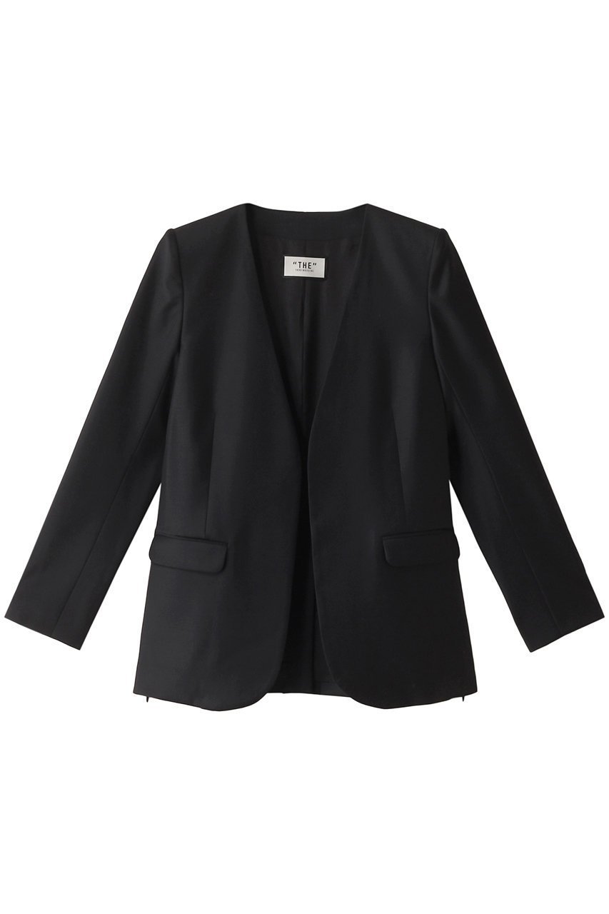 【サードマガジン/THIRD MAGAZINE】の#1 JACKET ワン ジャケット インテリア・キッズ・メンズ・レディースファッション・服の通販 founy(ファニー) 　ファッション　Fashion　レディースファッション　Fashion for Women　アウター　Coat / Outerwear Collection　レディースジャケット・軽アウター　Jackets　オケージョン　Occasion Wear　シルク　Silk, 100% Silk　ジャケット　Jacket, Outerwear　スリット　Slit, Slit Detail　ブラック|ID: prp329100004161102 ipo3291000000036562443