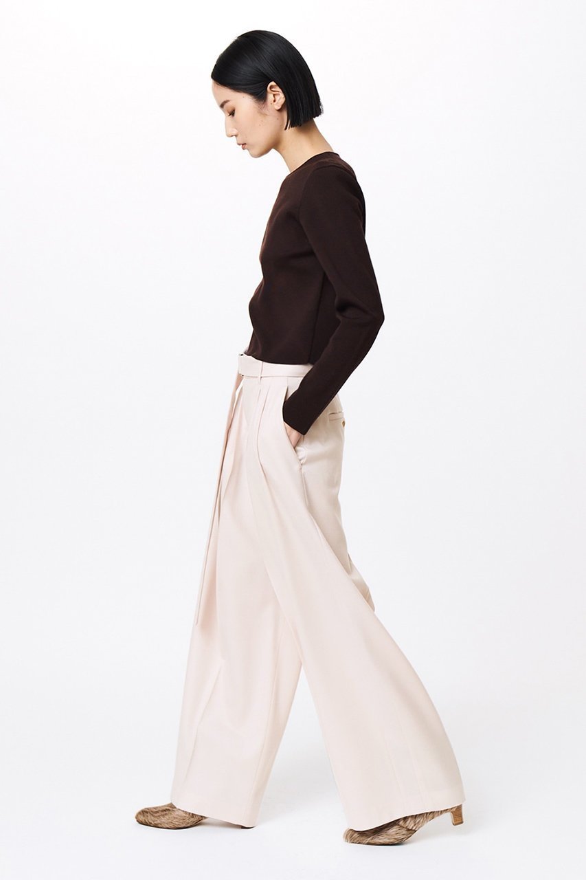 【スタニングルアー/STUNNING LURE】のrフラノワイドレッグパンツ 人気、トレンドファッション・服の通販 founy(ファニー) 　ファッション　Fashion　レディースファッション　Fashion for Women　パンツ　Pants & Trousers　カットソー　Cut and Sewn Top　ベーシック　Basic, Essential　日本製　Made In Japan　other-3|ID: prp329100004161104 ipo3291000000032927036