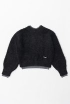 【プランク プロジェクト/PRANK PROJECT】の2WAY アルパカシャギーニット/2Way Alpaca Shaggy Knit BLK(ブラック)|ID:prp329100004161107