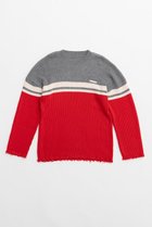 【プランク プロジェクト/PRANK PROJECT】のボーダーオーバーニット / Border Over Knit RED(レッド)|ID: prp329100004161108 ipo3291000000028723358