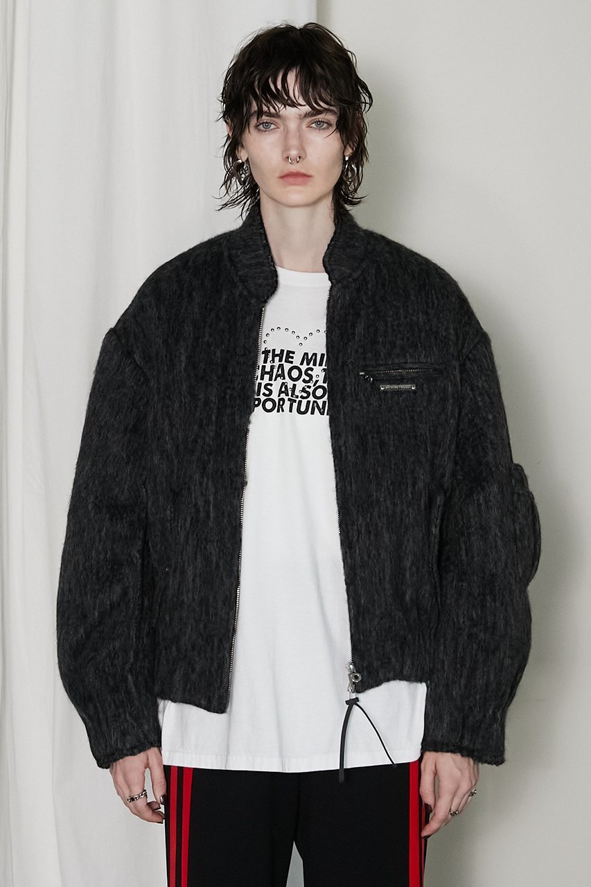 【プランク プロジェクト/PRANK PROJECT】のメランジシャギーブルゾン / Melange Shaggy Blouson インテリア・キッズ・メンズ・レディースファッション・服の通販 founy(ファニー) 　ファッション　Fashion　レディースファッション　Fashion for Women　アウター　Coat / Outerwear Collection　レディースジャケット・軽アウター　Jackets　ブルゾンジャケット・スポーティアウター　Blouson Jackets　ジャケット　Jacket, Outerwear　ブルゾン　Blouson, Bomber Jacket　C.GRY(チャコールグレー)|ID: prp329100004161111 ipo3291000000032947750