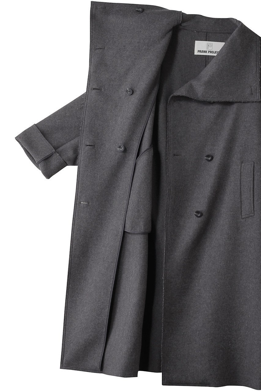 【プランク プロジェクト/PRANK PROJECT】のハイネックコート / High Neck Coat 人気、トレンドファッション・服の通販 founy(ファニー) 　ファッション　Fashion　レディースファッション　Fashion for Women　アウター　Coat / Outerwear Collection　コート・ロングコート・ピーコート　Long Coats, Peacoats & More　ハイネック　High Neck, Mock Neck　メルトン　Melton, Heavy Wool　リラックス　Relax, Relaxed Fit　ロング　Long, Long-Length　other-6|ID: prp329100004161113 ipo3291000000032946661