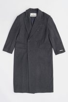 【プランク プロジェクト/PRANK PROJECT】のメランジウールロングダブルコート / Melange Wool Long Double Coat GRY(グレー)|ID: prp329100004161114 ipo3291000000028723376