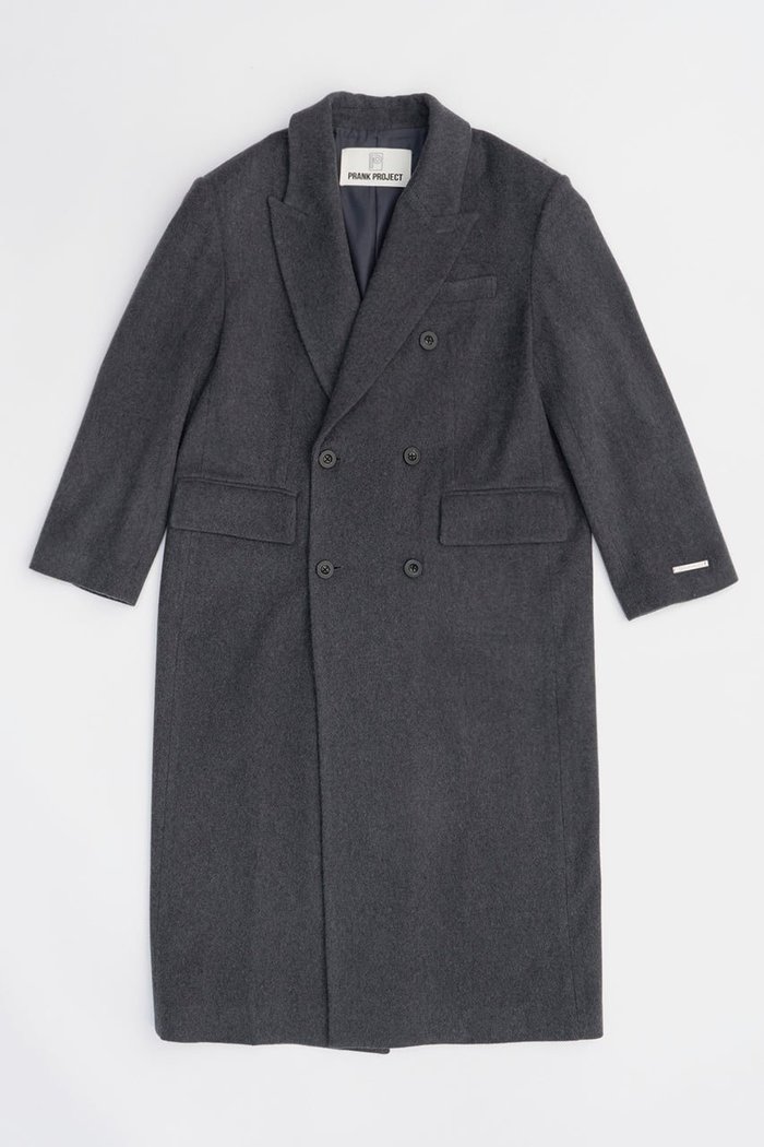 【プランク プロジェクト/PRANK PROJECT】のメランジウールロングダブルコート / Melange Wool Long Double Coat インテリア・キッズ・メンズ・レディースファッション・服の通販 founy(ファニー) https://founy.com/ ファッション Fashion レディースファッション Fashion for Women アウター Coat / Outerwear Collection コート・ロングコート・ピーコート Long Coats, Peacoats & More マニッシュ Mannish, Boyish ロング Long, Long-Length |ID: prp329100004161114 ipo3291000000035653808