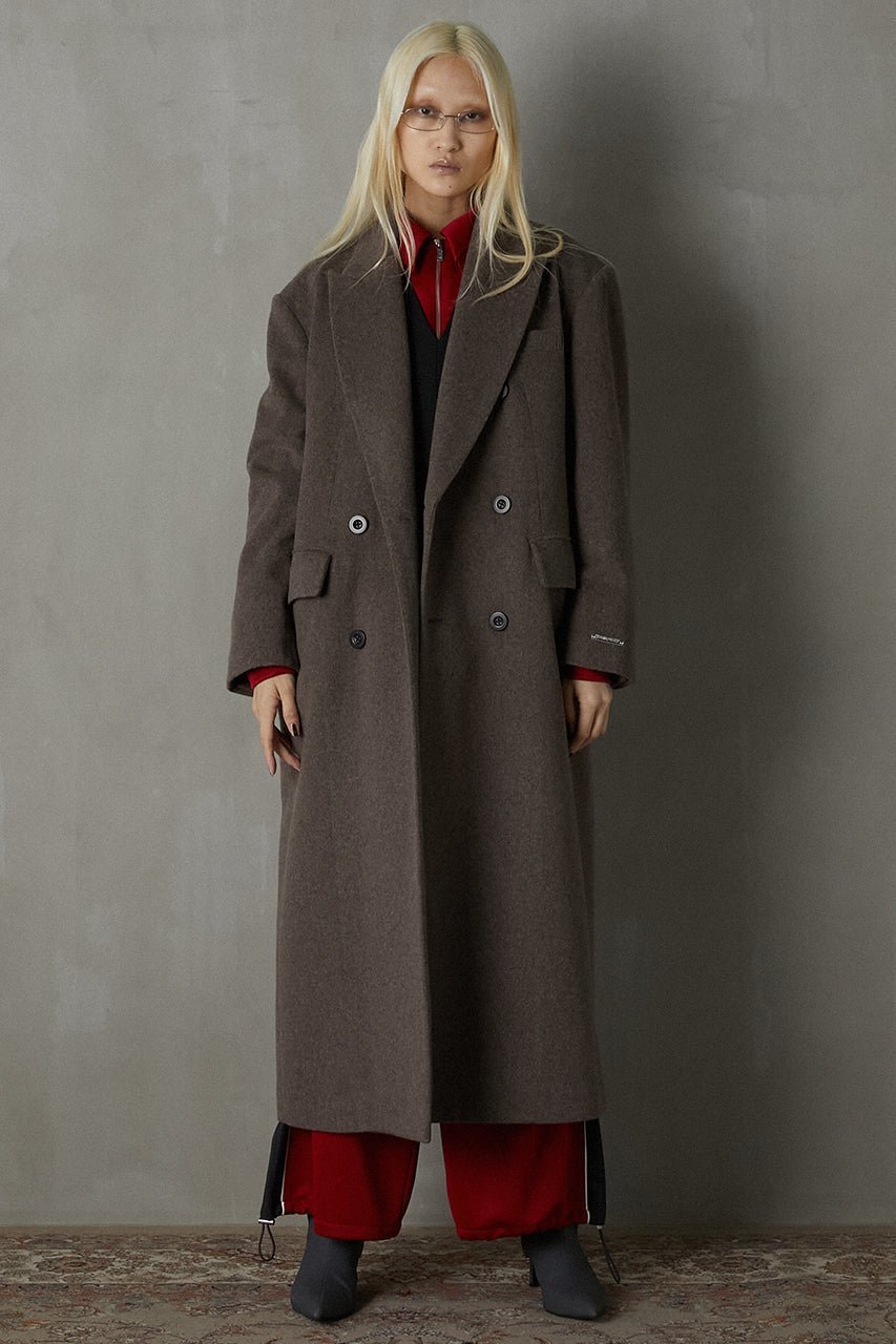 【プランク プロジェクト/PRANK PROJECT】のメランジウールロングダブルコート / Melange Wool Long Double Coat 人気、トレンドファッション・服の通販 founy(ファニー) 　ファッション　Fashion　レディースファッション　Fashion for Women　アウター　Coat / Outerwear Collection　コート・ロングコート・ピーコート　Long Coats, Peacoats & More　マニッシュ　Mannish, Boyish　ロング　Long, Long-Length　other-7|ID: prp329100004161114 ipo3291000000036529658