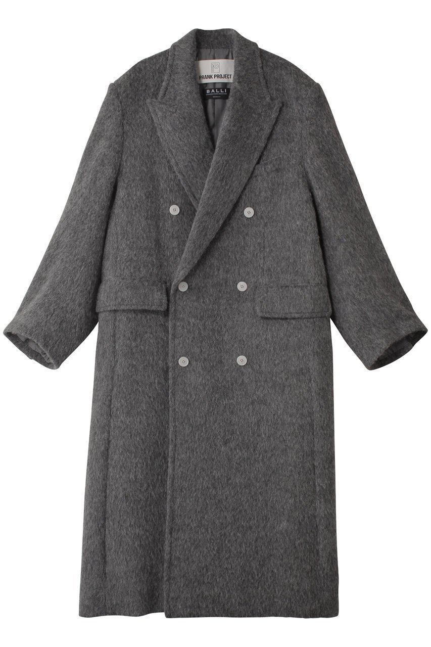 【プランク プロジェクト/PRANK PROJECT】のイタリーシャギーダブルブレストコート / Italian Shaggy Double-Breasted Coat 人気、トレンドファッション・服の通販 founy(ファニー) 　ファッション　Fashion　レディースファッション　Fashion for Women　アウター　Coat / Outerwear Collection　コート・ロングコート・ピーコート　Long Coats, Peacoats & More　メンズ　Men's, Menswear　ロング　Long, Long-Length　 other-1|ID: prp329100004161117 ipo3291000000035824260