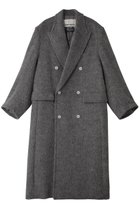 【プランク プロジェクト/PRANK PROJECT】のイタリーシャギーダブルブレストコート / Italian Shaggy Double-Breasted Coat GRY(グレー)|ID: prp329100004161117 ipo3291000000035824261