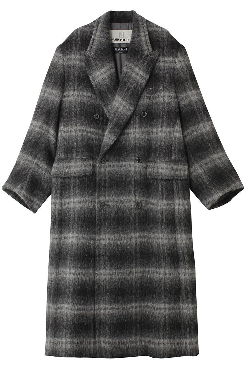 【プランク プロジェクト/PRANK PROJECT】のイタリーシャギーダブルブレストコート / Italian Shaggy Double-Breasted Coat インテリア・キッズ・メンズ・レディースファッション・服の通販 founy(ファニー) 　ファッション　Fashion　レディースファッション　Fashion for Women　アウター　Coat / Outerwear Collection　コート・ロングコート・ピーコート　Long Coats, Peacoats & More　メンズ　Men's, Menswear　ロング　Long, Long-Length　MLT(マルチカラー)|ID: prp329100004161117 ipo3291000000035824264
