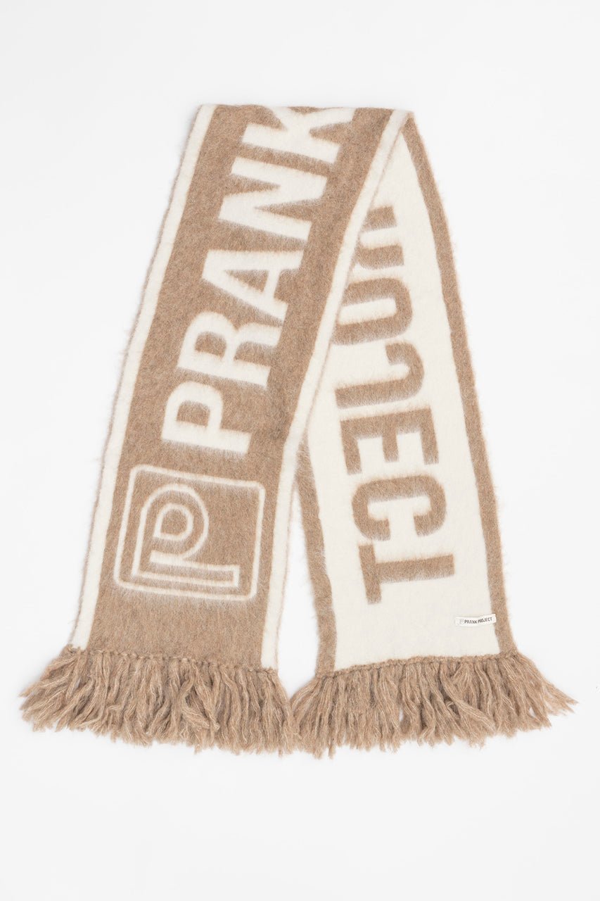 【プランク プロジェクト/PRANK PROJECT】のロゴフリンジマフラー / Logo Fringe Muffler インテリア・キッズ・メンズ・レディースファッション・服の通販 founy(ファニー) 　ファッション　Fashion　レディースファッション　WOMEN　ストール　Scarves　マフラー　Mufflers　ストール　Stall　マフラー　Scarf　NEW・新作・新着・新入荷　New Arrivals　BGE(ベージュ)|ID: prp329100004161146 ipo3291000000028723461