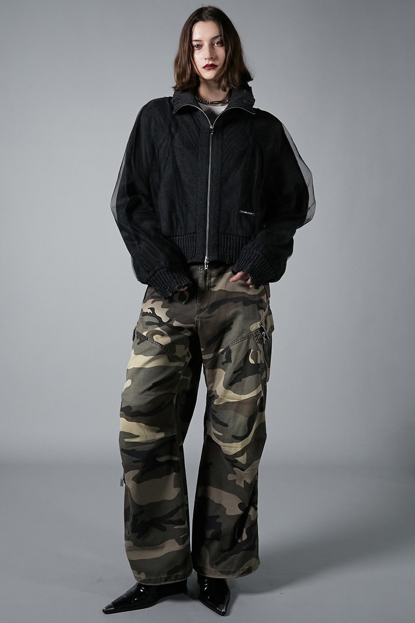 【プランク プロジェクト/PRANK PROJECT】のCAMOジップカーゴパンツ/CAMO Zip Cargo Pants 人気、トレンドファッション・服の通販 founy(ファニー) 　ファッション　Fashion　レディースファッション　Fashion for Women　パンツ　Pants & Trousers　カーゴパンツ　Cargo Pants, Utility Pants　ジップ　Zip, Zipper　トレンド　Trend, Trending Now　ドローストリング　Drawstring, Pull Cord　ポケット　Pocket, Pocket Detail　無地　Plain, Solid Color　other-6|ID: prp329100004161149 ipo3291000000032923715