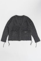 【プランク プロジェクト/PRANK PROJECT】のアルパカシャギーカーディガン / Alpaca Shaggy Cardigan GRY(グレー)|ID: prp329100004161155 ipo3291000000028723489