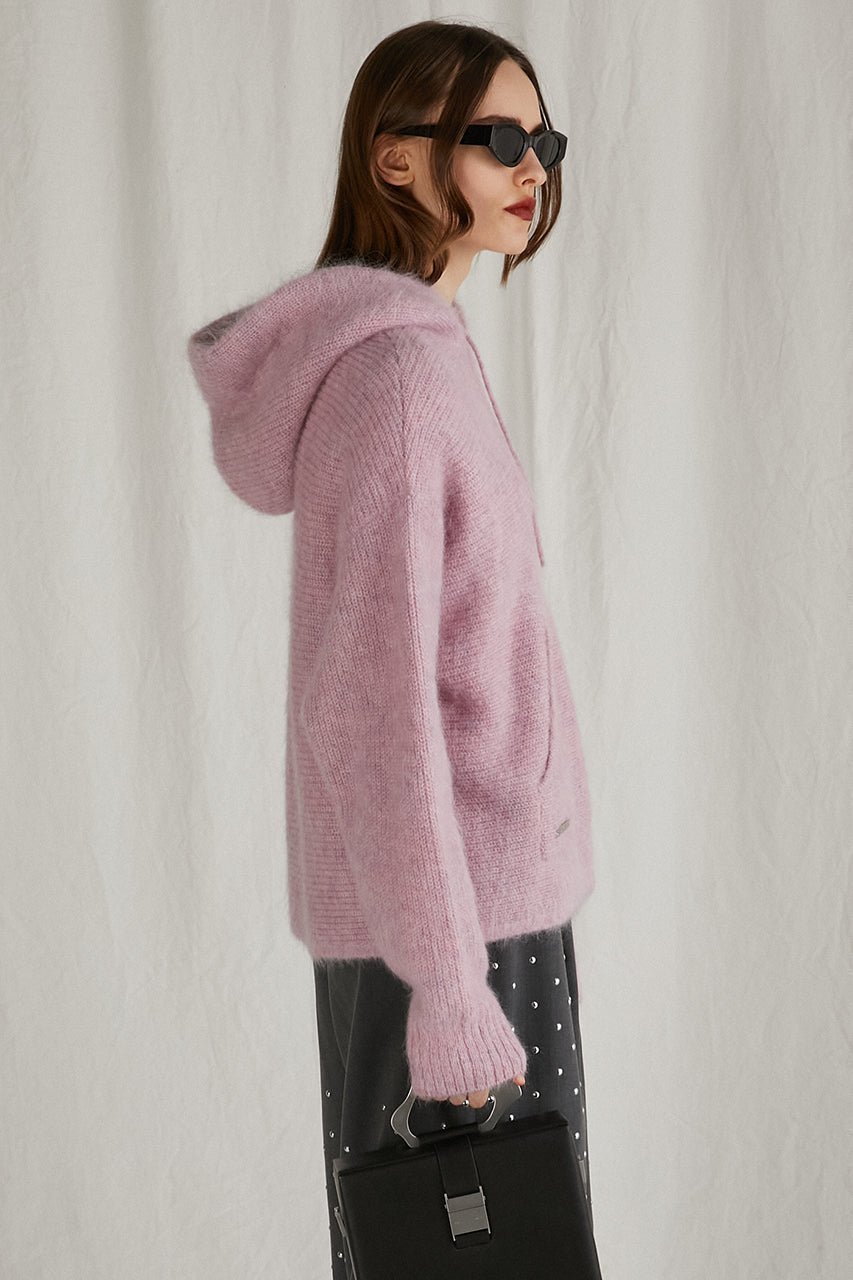 【プランク プロジェクト/PRANK PROJECT】のカシゴラニットフーディ / Cashgora Knit Hoodie 人気、トレンドファッション・服の通販 founy(ファニー) 　ファッション　Fashion　レディースファッション　WOMEN　トップス・カットソー　Tops/Tshirt　ニット　Knit Tops　パーカ　Sweats　アンゴラ　Angola　バランス　Balance　パーカー　Hoodie　other-6|ID: prp329100004161156 ipo3291000000031397728