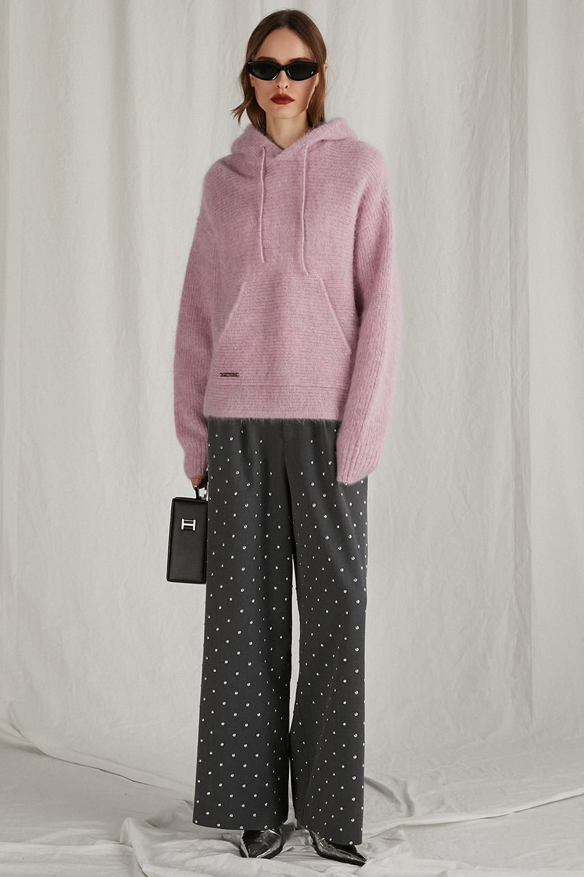 【プランク プロジェクト/PRANK PROJECT】のカシゴラニットフーディ / Cashgora Knit Hoodie 人気、トレンドファッション・服の通販 founy(ファニー) 　ファッション　Fashion　レディースファッション　Fashion for Women　トップス・カットソー　Cut & Sew Tops　ニット　Knit Tops & Sweaters　レディースパーカー・カジュアルフーディー　Casual Hoodies & Sweatshirts　アンゴラ　Angora Knitwear　バランス　Balance, Style Balance　パーカー　Hoodie, Parka　other-2|ID: prp329100004161156 ipo3291000000036792493